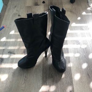 Calvin Klein Black boots only worn a couple times